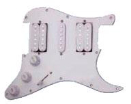 foto звукосниматель для гитары paxphil #9732 pickguard panel h-s-h white