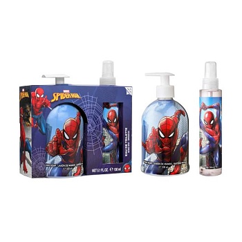 фото набір для хлопчиків air-val international spider-man set (туалетна вода, 150 мл + мило для рук, 500 мл)