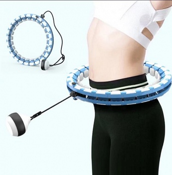 foto обруч умный массажный не падающий разборной для похудения живота, талии и боков хулахуп hula hoop ml (hh3)
