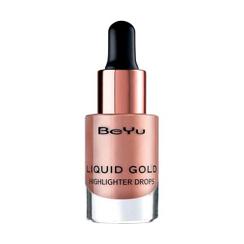 foto уцінка! хайлайтер для обличчя beyu liquid gold highlighter drops 2, 13 мл (термін придатності добігає кінця)