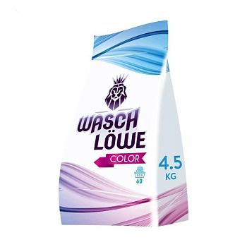 фото пральний порошок waschlowe color, 60 циклів прання, 4.5 кг
