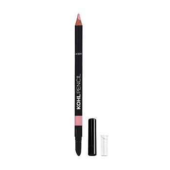 фото олівець для очей avon kohl pencil зі спонжем, рожевий шимер, 1.05 г