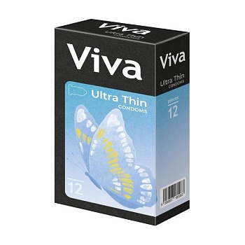 фото презервативи латексні viva ультратонкие, 12 шт