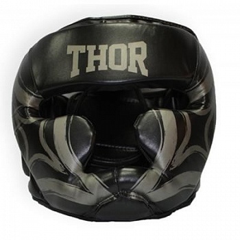 foto боксерский шлем thor 727 cobra m black (727 (leather) blk m)