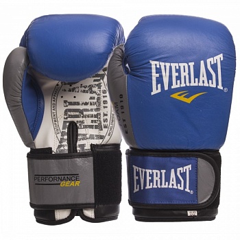 foto перчатки для бокса everlast ev-009b синий 12oz (mr04853)