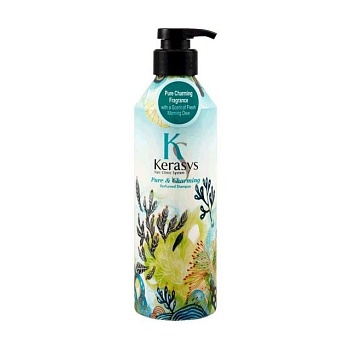 foto парфумований шампунь kerasys pure & charming perfumed shampoo для сухого та ламкого волосся, 400 мл