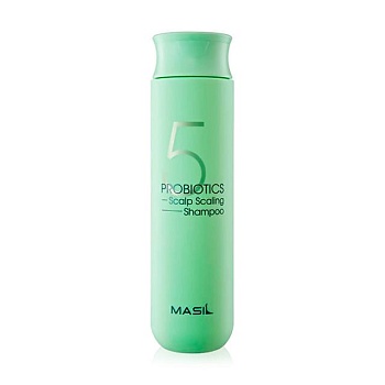фото шампунь masil 5 probiotics scalp scaling shampoo для глибокого очищення шкіри голови, з пробіотиками, 300 мл