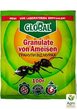 фото гранули від мурах тм "global" 100г (пакет)