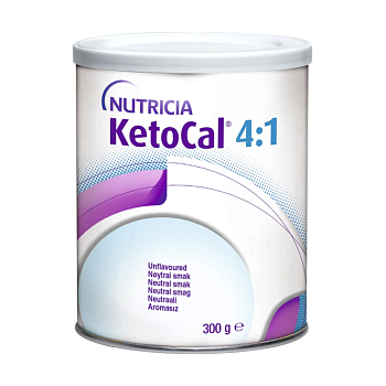 фото функціональне дитяче харчування nutricia ketokal 4:1 для дієтотерапії фармакорезистентної епілепсії та інших станів, від 1 року, 300 г