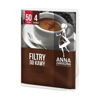 фото фільтри для кави anna zaradna 4, 50 шт