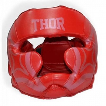 foto боксерский шлем thor 727 cobra s red (727 (leather) red s)
