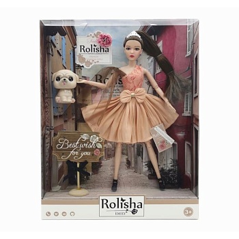 фото лялька emily з аксесуарами, у коробці, від 3 років (qj099d)