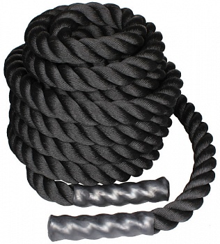 foto канат для кроссфита 6 м crossfit battle rope для тренировки силы и выносливости (ls3676-6)