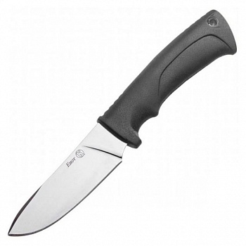 foto нож фиксированный кизляр енот (длина: 230мм, лезвие: 106мм), черный, ножны кожа