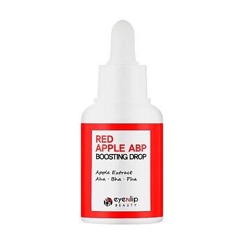 фото ампульна сироватка для обличчя eyenlip red apple abp boosting drops з червоним яблуком, 30 мл