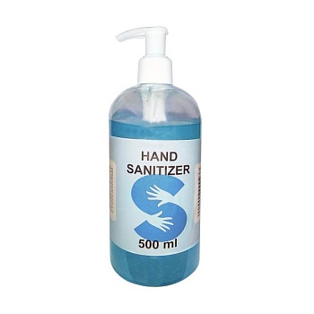 foto антибактеріальний засіб для обробки рук і нігтів canni sanitizer (ізопропіловий спирт 70%), 500 мл