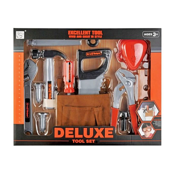фото дитячий набір інструментів yg toys crazy helper deluxe tool set, від 3 років, 13 предметів (3288-d9)