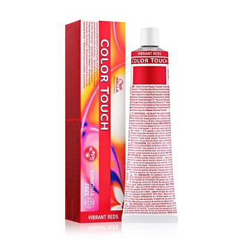 foto безаміачна тонувальна крем-фарба для волосся wella professionals color touch vibrant reds 8/43, 60 мл