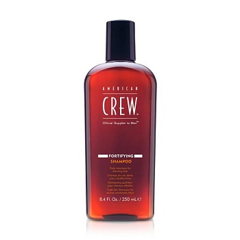 foto зміцнювальний чоловічий шампунь american crew fortifying shampoo для стоншеного волосся, 250 мл