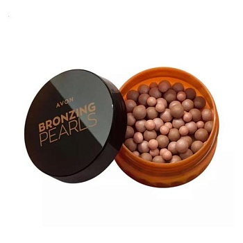 фото бронзер-кульки для обличчя avon bronzing pearls, cool, 28 г