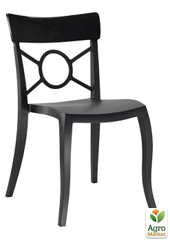фото стілець papatya opera-s сидіння чорне, верх чорний (2234)