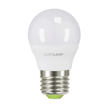 фото led-лампа eurolamp ecological series g45 5w e27 4000k, 1 шт