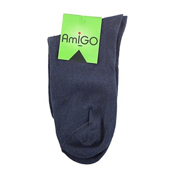 foto шкарпетки чоловічі amigo класичні, темно-сині, розмір 27 (в7)