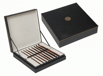 foto набор деревянных крючков symfonie rose в подарочной упаковке knitpro 20736