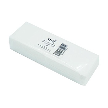foto безворсові серветки tufi profi premium білі, щільні, 4*6 см, 70 шт