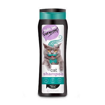 фото шампунь для котів barwa cosmetics make me gorgeous! cat shampoo, 400 мл