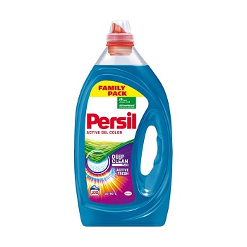 foto уцінка! гель для прання persil active gel color deep clean active fresh, 100 циклів прання, 5 л
