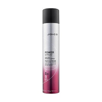 фото лак для укладання волосся joico power spray fast-dry finishing spray фіксація 8+ (екстрасильна), 345 мл