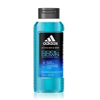 фото чоловічий гель для душу adidas cool down shower gel, 250 мл