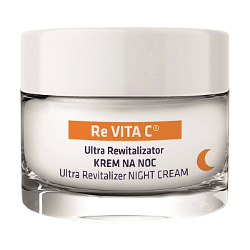 фото ультрарегенерувальний нічний крем для обличчя floslek re vita c ultra revitalizer night cream, 50 мл