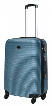 foto валіза середня на 4-х колесах vip collection sierra madre 24 блакитна