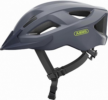 foto шлем велосипедный abus aduro 2.1 m 52-58 slate blue