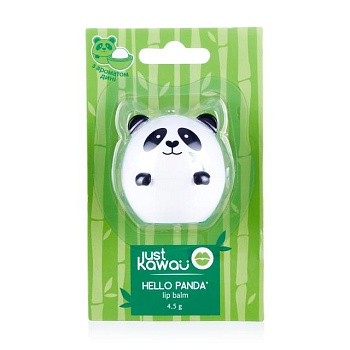 фото бальзам для губ just kawaii hello panda з ароматом соковитої дині, 4.5 г