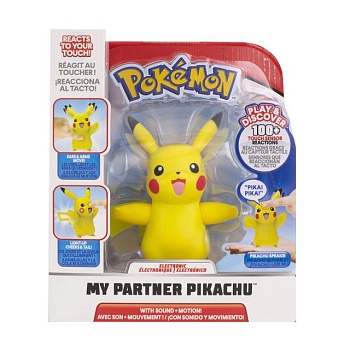 фото дитяча інтерактивна іграшка pokemon my partner pikachu від 4 років (97759)