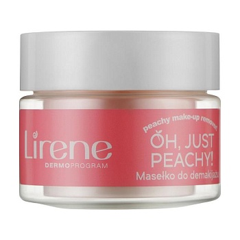 фото олія для зняття макіяжу lirene oh, just peachy!, 45 г