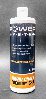 foto жидкая спортивная магнезия power system-4086 liquid chalk 500 ml (sku_145199)