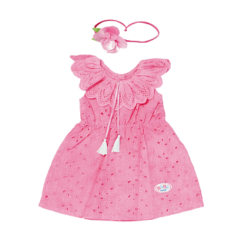 фото одяг для ляльки zapf baby born сукня фантазія, 43 см, від 3 років (832684)