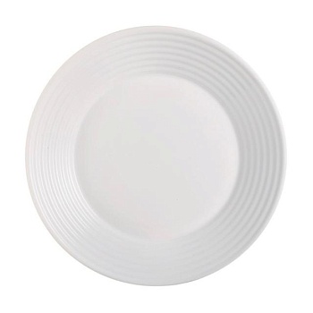foto тарілка десертна luminarc harena біла, 19 см (l2786)