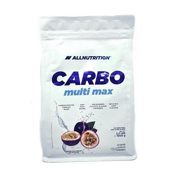 фото дієтична добавка гейнер в порошку allnutrition carbo multi max passion fruit, 1 кг