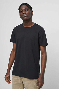 фото футболка medicine чоловічий колір чорний однотонний