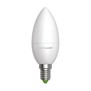 фото led-лампа eurolamp ecological series 6w e14 3000k, 1 шт