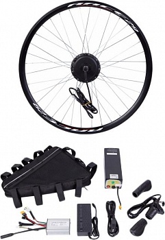 foto электрический велонабор velotrade мотор-колесо 29" задний редуктор 350 вт 36 в 10 а·ч 17 a (ebk-009)