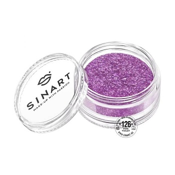 фото пігмент для повік sinart make-up with passion, 126 pink violet, 0.5 г