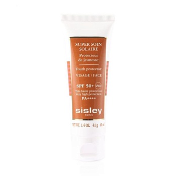 фото сонцезахисний крем для обличчя sisley tinted sunscreen cream spf 50+ pa++++, 40 мл