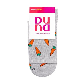 фото шкарпетки жіночі duna 8049 високі, світло-сірі, розмір 21-23