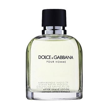 фото парфумований лосьйон після гоління dolce & gabbana pour homme чоловічий, 125 мл (тестер)